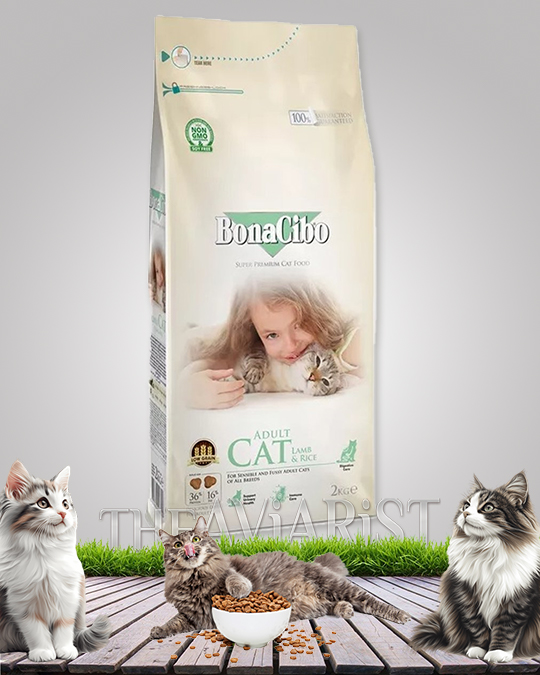 Bonacibo Adult Cat Food With Lamb And Rice