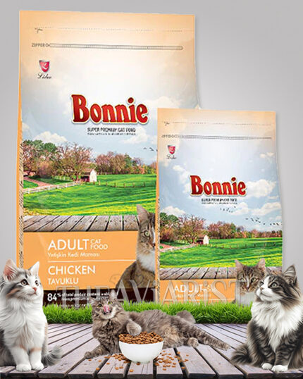 Bonnie super premium adult chicked cat food