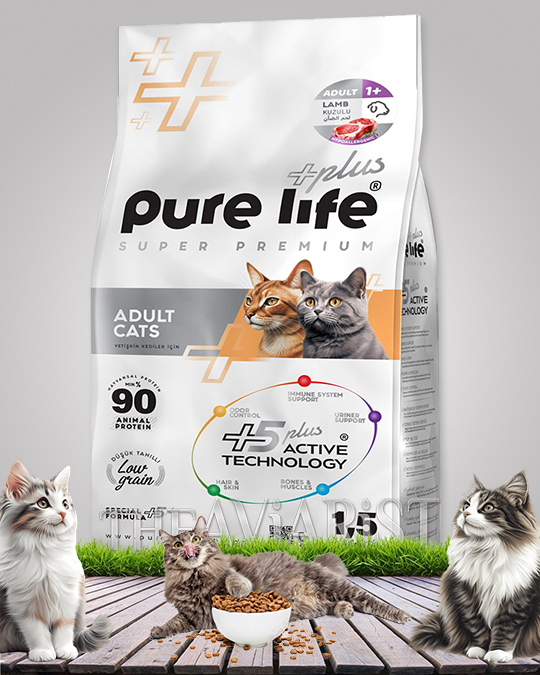 PURE LIFE ADULT CATS LOW GRAIN - LAMB