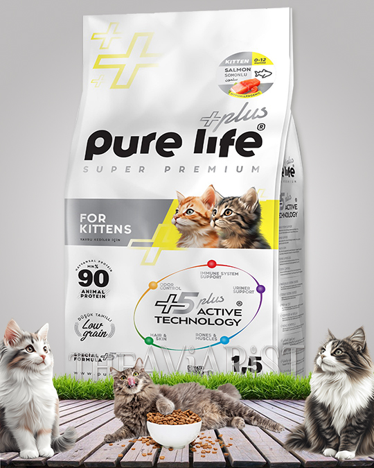 PURE LIFE FOR KITTENS LOW GRAIN - SALMON