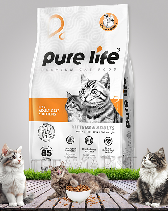 PURE LIFE KITTEN & ADULTS - CHICKEN
