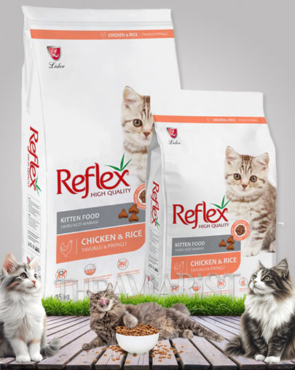 Reflex High Quality Kittten Cat Food With Chicken And Rice