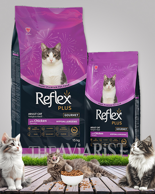 Reflex Plus Gourmet Adult Cat Food With Chicken