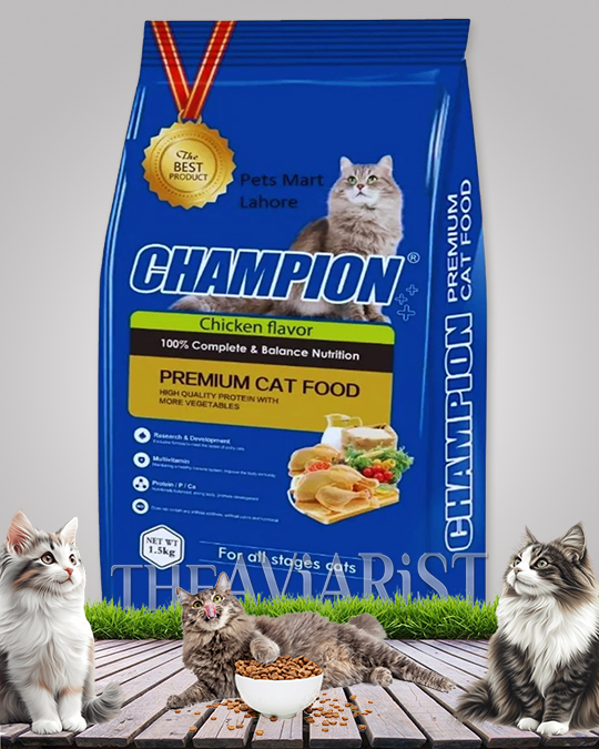 champion premium chicken flavor cat food