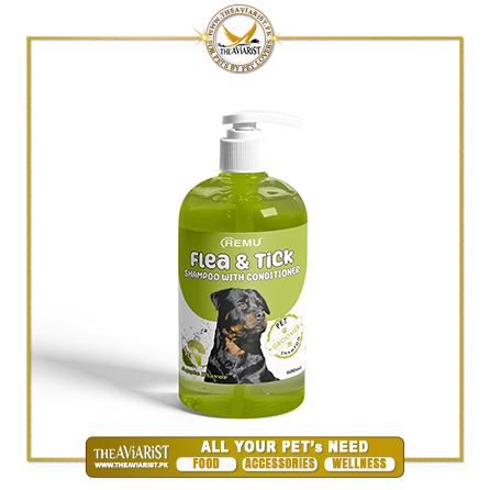 Groomer-Flea-Tick-Shampoo With Conditioner-Green-600ml