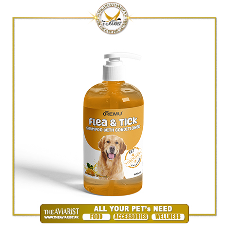 Groomer-Flea-Tick-Shampoo With Conditioner-Orange-600ml