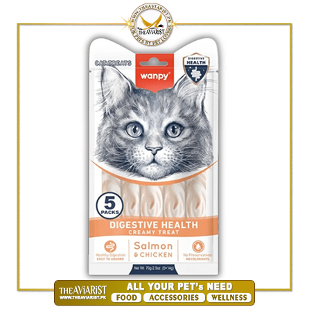 Wanpy Digestive Health Creamy Treat (Salmon & Chicken) 14g*5
